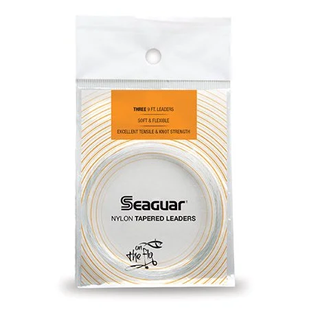 Seaguar Knotless Nylon Tapered 9  3 Pack Leaders 2X