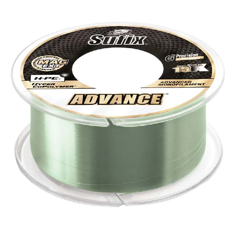 Sufix Advance Low-Vis Green Monofilament - 14lb - 1200yds