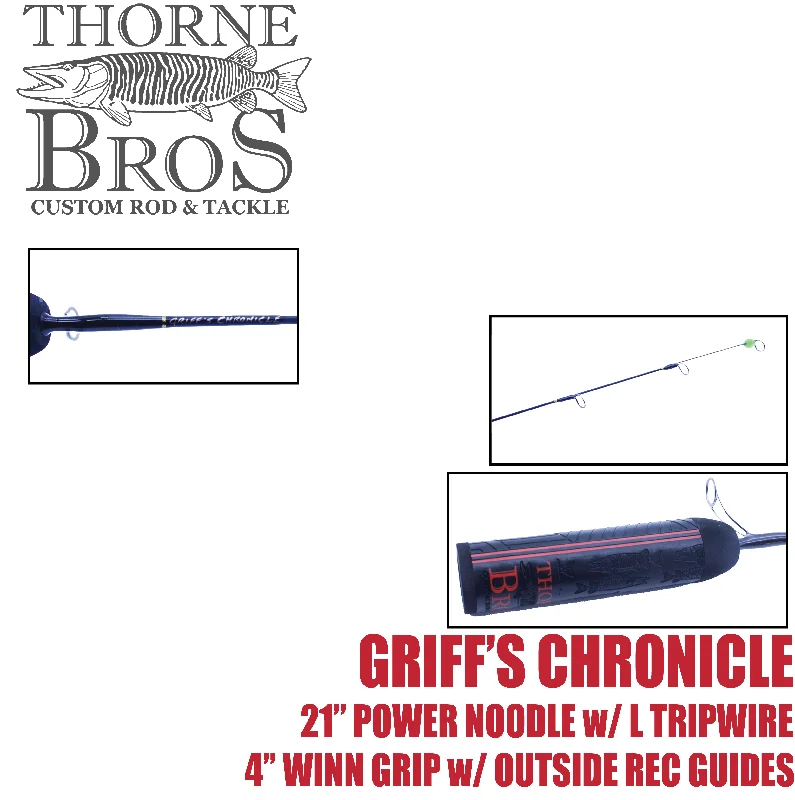 Thorne Brothers Custom Ice Rod -  Crappie Chronicles "Griff"