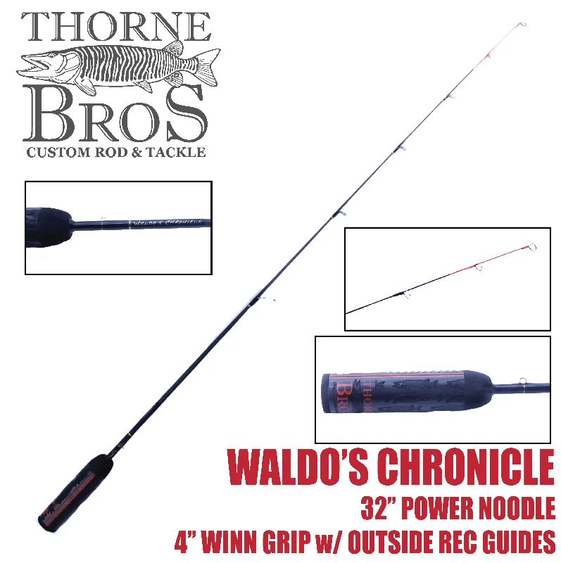 Thorne Brothers Custom Ice Rod -  Crappie Chronicles "Waldo"