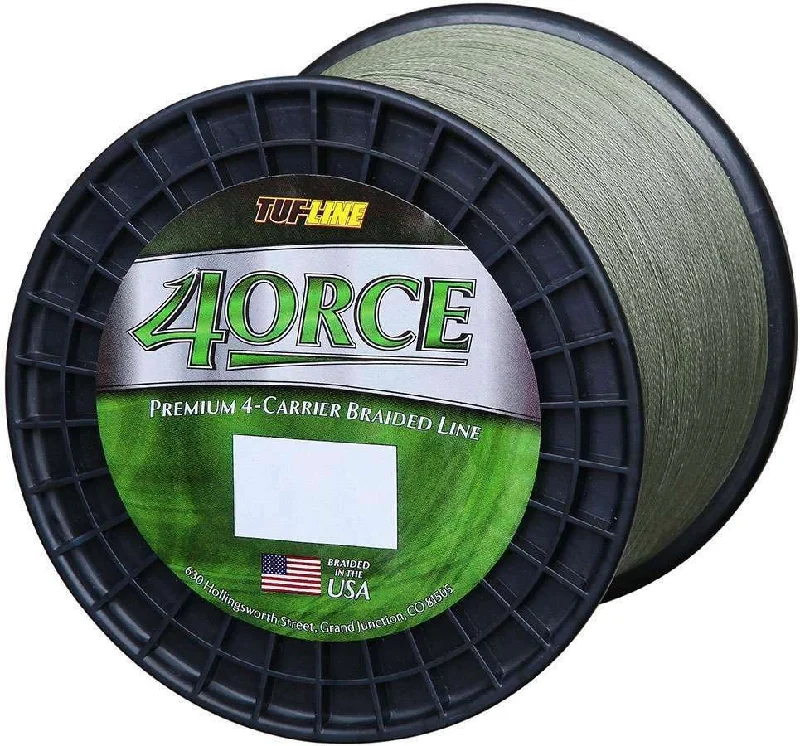 TUF-LINE 4ORCE Braid - Green - 2,500 Yd. (40 Lb. - 65 Lb.) 50 Lb.