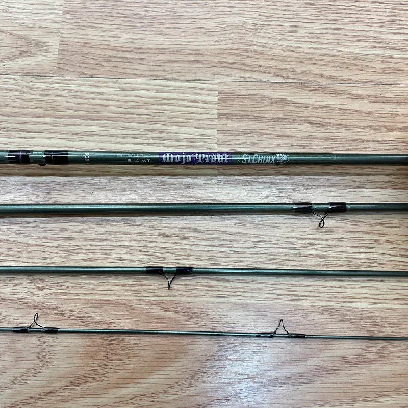 USED St. Croix Mojo Trout 8ft 4wt fly rod-817