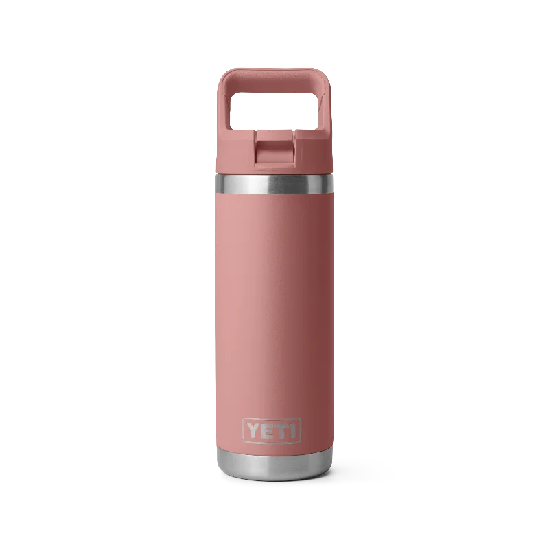 Yeti 18 Oz  Rambler Water Bottle w/ Straw Cap